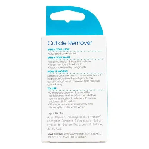 3x Manicare 12ml Cuticle Remover Flexible Nail Manicure Pedicure Grooming, White