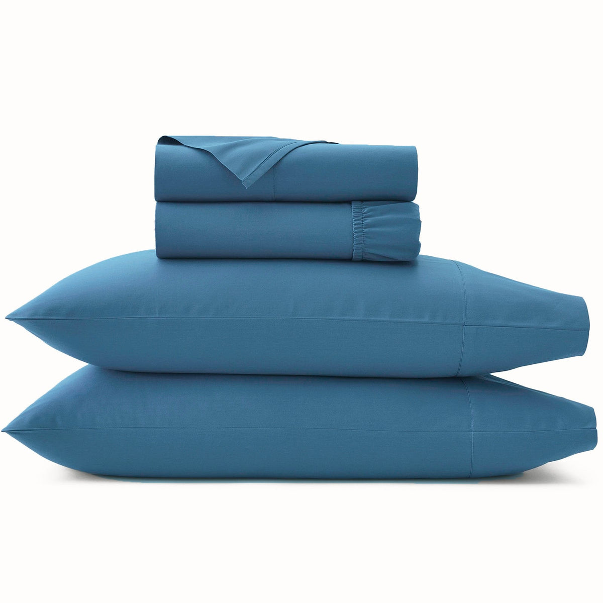 Park Avenue 500TC Natural Cotton Bed Sheet Set - Blue