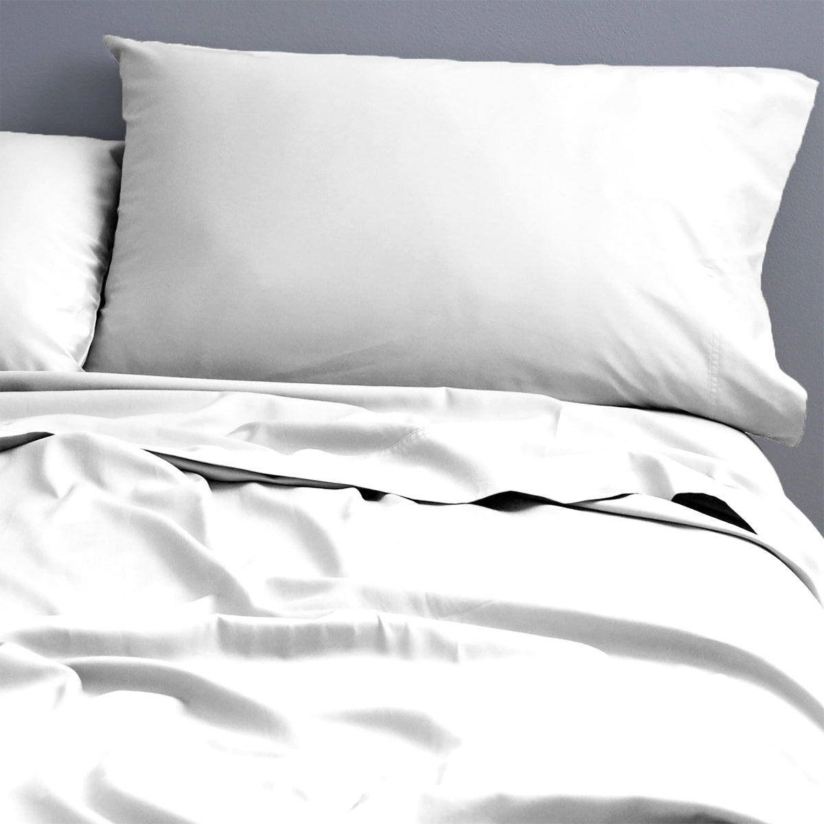 Park Avenue 500TC Natural Cotton Bed Sheet Set - White