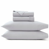 Park Avenue 500TC Natural Cotton Bed Sheet Set - Silver