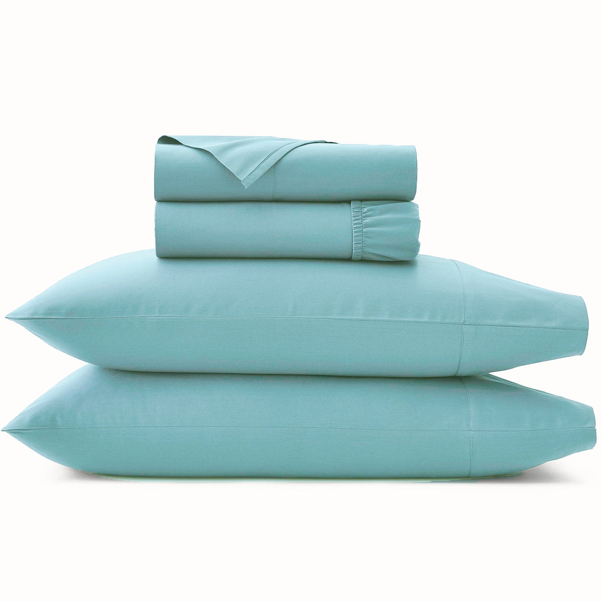 Park Avenue 500TC Natural Cotton Bed Sheet Set - Turquoise