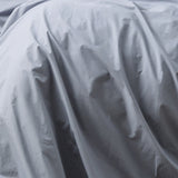 Renee Taylor Helena 300TC Stonewashed Cotton Percale Quilt Cover Set - Dusty Blue (Vintage Wash)