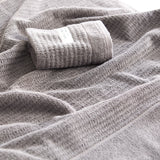 Renee Taylor Cambridge 650 GSM Waffle Cotton Towels - Fossil (Bath, Hand & Face Towel/Bath Sheet & Bath Mat)