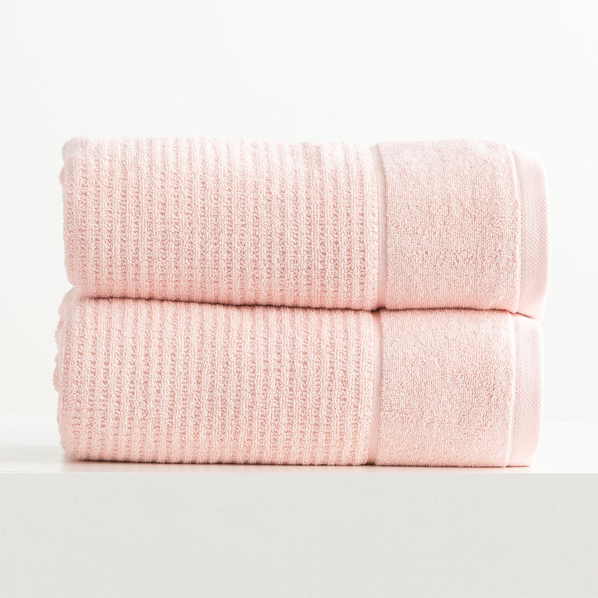 Renee Taylor Cambridge 650 GSM Waffle Cotton Bath Towel Set - Primrose (2 to 14 Piece Packs)