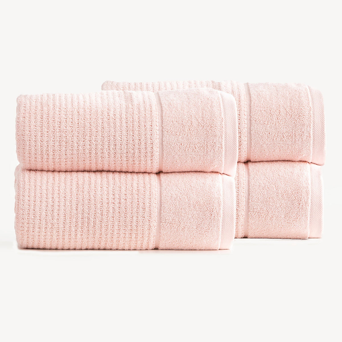 Renee Taylor Cambridge 650 GSM Waffle Cotton Bath Towel Set - Primrose (2 to 14 Piece Packs)