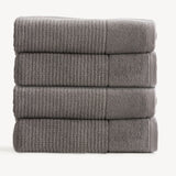 Renee Taylor Cambridge 650 GSM Waffle Cotton Bath Towel Set - Fossil (2 to 14 Piece Packs)