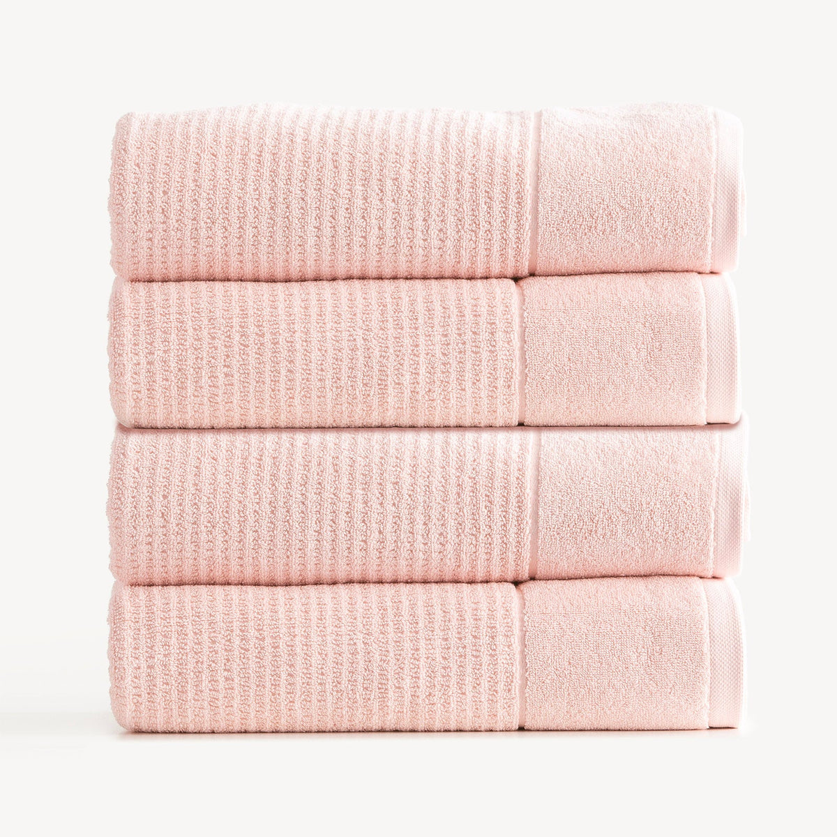 Renee Taylor Cambridge 650 GSM Waffle Cotton Bath Towel Set - Primrose (2 to 14 Piece Packs)