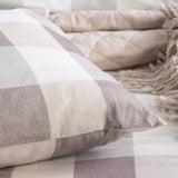 Park Avenue 175 GSM Egyptian Cotton Flannelette Quilt Cover Set - Buffalo Check