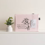 Park Avenue 500TC Natural Bamboo Cotton Fitted Sheet & Pillowcase Set - Peach (Anti-Wrinkle Satin Finish)