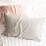 Renee Taylor 100% Mulberry Silk Pillowcase - Silver (Standard 50 x 75cm)