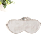 Renee Taylor Pure Mulberry Silk Travel Eye Mask - Silver (19 Momme)