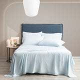 Ddecor Home Ultra Plush Vintage Washed Microfibre Bed Sheet Set - Blue (OEKO-TEX Certified)