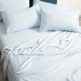 Ddecor Home Ultra Plush Vintage Washed Microfibre Bed Sheet Set - Blue (OEKO-TEX Certified)