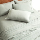 Ddecor Home Ultra Plush Vintage Washed Microfibre Bed Sheet Set - Sage (OEKO-TEX Certified)