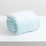 Renee Taylor Plush 380 GSM Ultra Soft Velvet Blanket - Blue (OEKO-TEX Certified)