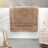 Renee Taylor Soho 3000 GSM Reversible Cotton Bath Mat - Mocha (50 x 80cm)