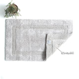 Renee Taylor Soho 3000 GSM Reversible Cotton Bath Mat - Granite (50 x 80cm)