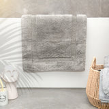 Renee Taylor Soho 3000 GSM Reversible Cotton Bath Mat - Granite (50 x 80cm)