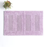 Renee Taylor Retreat Reversible Cotton Bath Mat - Lilac (50 x 80cm)