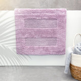 Renee Taylor Retreat Reversible Cotton Bath Mat - Lilac (50 x 80cm)