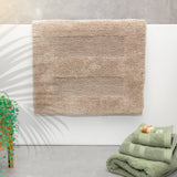 Renee Taylor Retreat Reversible Cotton Bath Mat - Mocha (50 x 80cm)