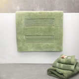 Renee Taylor Retreat Reversible Cotton Bath Mat - Khaki (50 x 80cm)