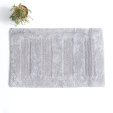 Renee Taylor Retreat Reversible Cotton Bath Mat - Granite (50 x 80cm)