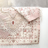 Renee Taylor Athens Vintage Handwoven Cotton Chenille Bath Mat Rug (65 x 110cm)
