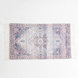 Renee Taylor Kashan Vintage Handwoven Cotton Chenille Bath Mat Rug (65 x 110cm)