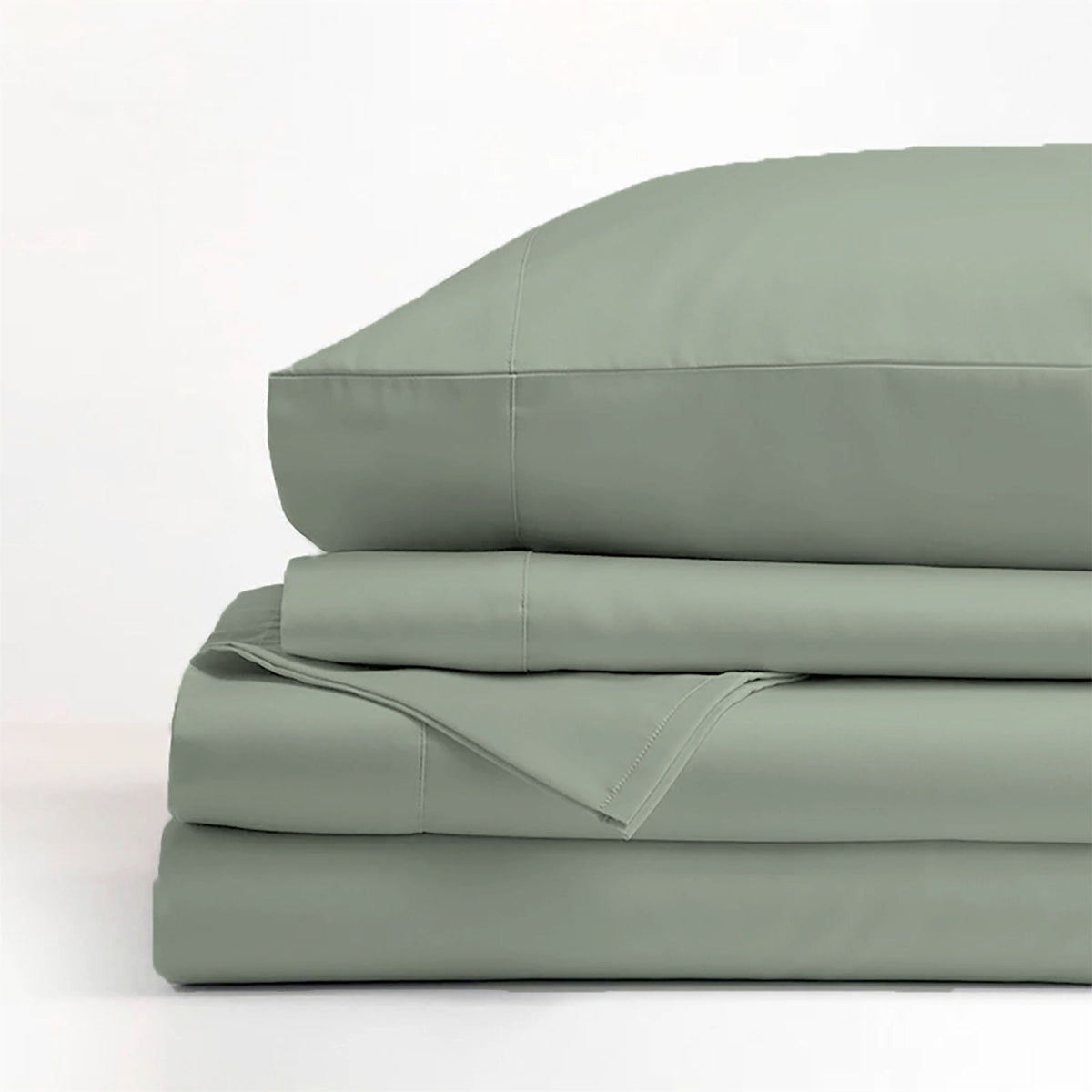 Ddecor Home 1500TC Premium Cotton Blend Bed Sheet Set - Sage (OEKO-TEX Certified)