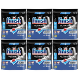 6x Finish Powerball Ultimate Deep Clean & Shine Dishwasher Tablets with Baking Soda Bulk Pack - 34 Pack