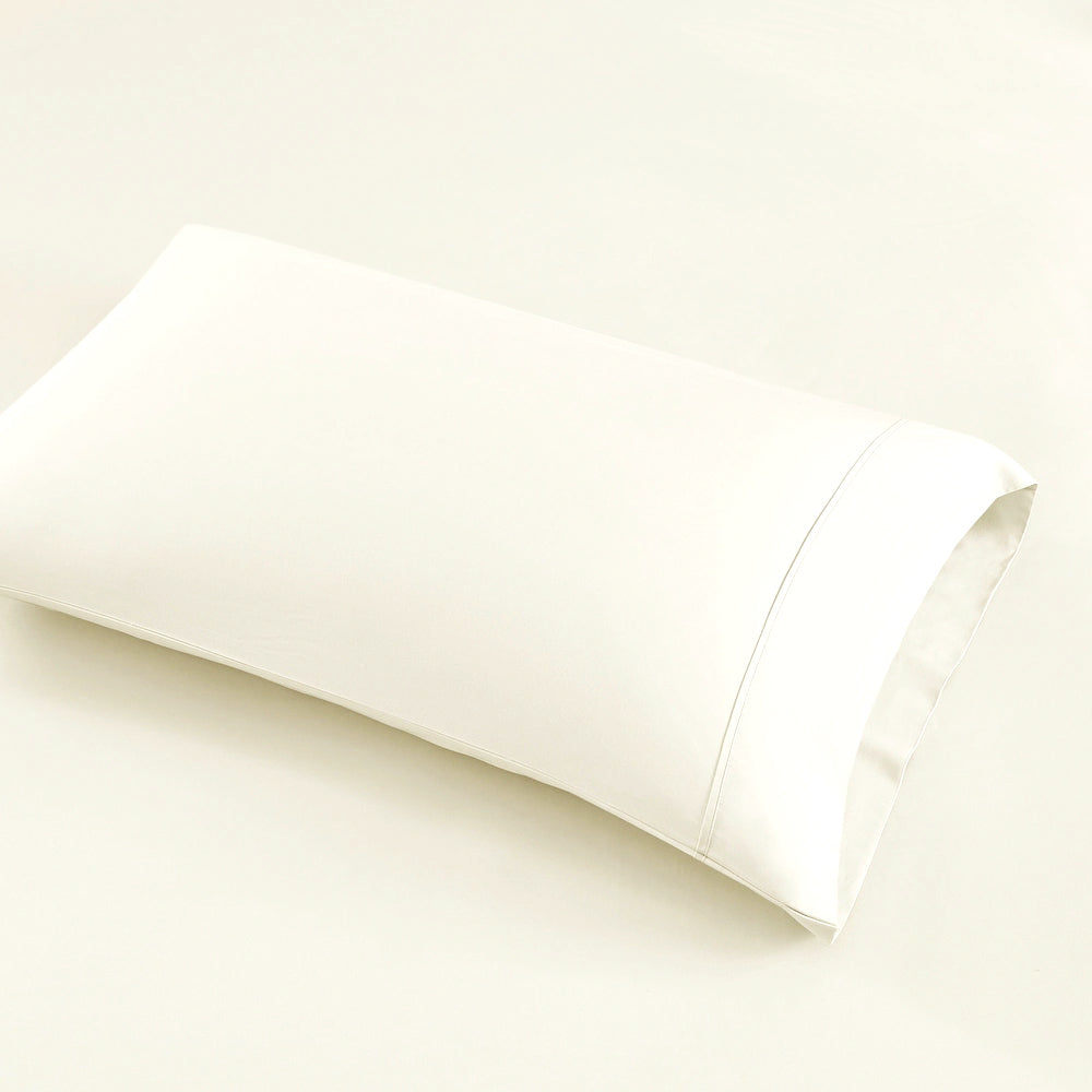 Renee Taylor 700TC Tencel Lyocell & Cotton Quilt Cover Set - Ivory (OEKO-TEX Certified)