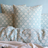 Renee Taylor Coralium Chenille Tufted Jacquard Quilt Cover Set (OEKO-TEX Certified)