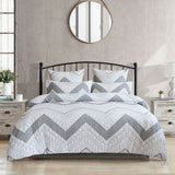 Renee Taylor Indie Yarn Dyed Cotton Blend Jacquard Quilt Cover Set (OEKO-TEX Certified)