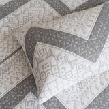 Renee Taylor Indie Yarn Dyed Cotton Blend Jacquard Quilt Cover Set (OEKO-TEX Certified)