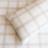 Renee Taylor Cohen Yarn Dyed Cotton Waffle Quilt Cover Set - Nude (OEKO-TEX Certified)