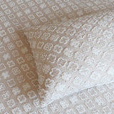 Renee Taylor Amara Yarn Dyed Cotton Jacquard Quilt Cover Set - Nude (OEKO-TEX Certified)