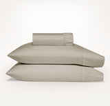 Ddecor Home 1500TC Premium Cotton Blend Fitted Sheet & Pillowcase Set - Sand (OEKO-TEX Certified)