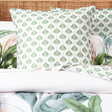 Renee Taylor Gardenia 300TC Cotton Reversible Quilt Cover Set (OEKO-TEX Certified)
