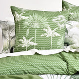 Renee Taylor Noosa Palm 300TC Cotton Reversible Quilt Cover Set (OEKO-TEX Certified)