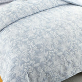 Renee Taylor Westley Cotton Matelasse Jacquard Quilt Cover Set - Aqua (OEKO-TEX Certified)