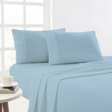 Park Avenue 175 GSM Egyptian Cotton Flannelette Bed Sheet Set - Sky