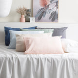 Park Avenue 175 GSM Egyptian Cotton Flannelette Bed Sheet Set - Snowy