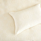 Renee Taylor Dakota Cotton Blend Jacquard Quilt Cover Set - Beige (OEKO-TEX Certified)