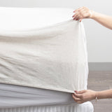 Renee Taylor Comfort T's Organic Cotton Jersey Kids Bed Sheet Set - Ecru (OEKO-TEX Certified)