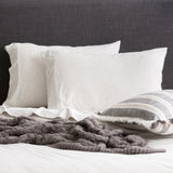 Renee Taylor Comfort T's Organic Cotton Jersey Kids Fitted Sheet & Pillowcase Set - Ecru (OEKO-TEX Certified)