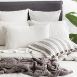 Renee Taylor Comfort T's Organic Cotton Jersey Kids Quilt Cover Set - Ecru (OEKO-TEX Certified)