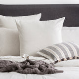 Renee Taylor Comfort T's Organic Cotton Jersey Quilt Cover Set - Ecru (OEKO-TEX Certified)