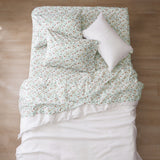 Renee Taylor Red Gum 250TC Cotton Percale Sheet Set - Eucalyptus Leaf Print (OEKO-TEX Certified)