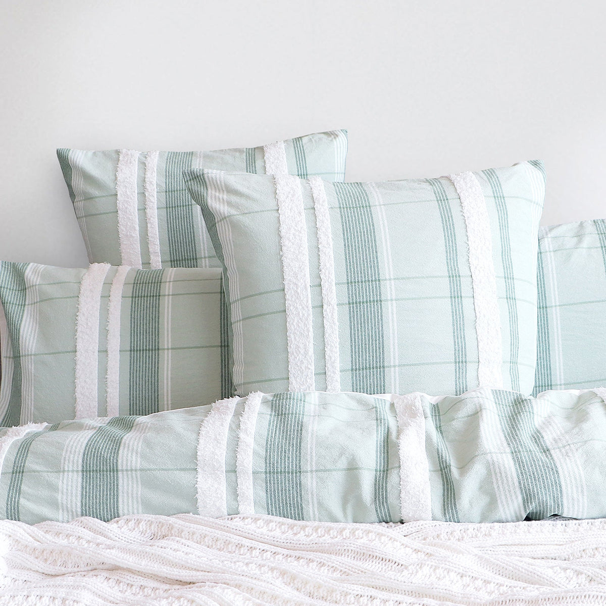 Renee Taylor Syracuse Cotton Blend Quilt Cover Set (OEKO-TEX Certified)